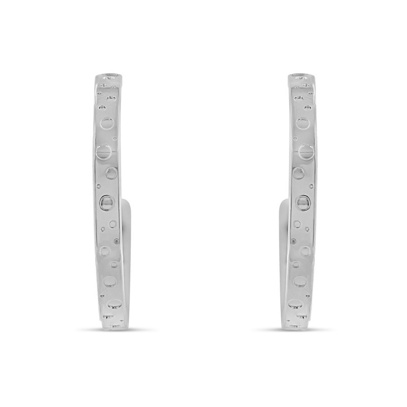 Boucles d'oreilles Marina argent - vue 2