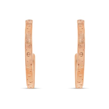 Marina roségoud vergulde oorbellen