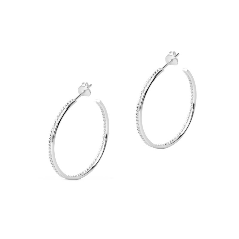 Boucles d'oreilles Torsade 35MM