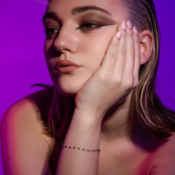 Camie Rookkwarts armband