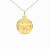 Collier - Médaille Saint Esprit Or Jaune - Chaîne Dorée - Gravure Offerte - vue V1