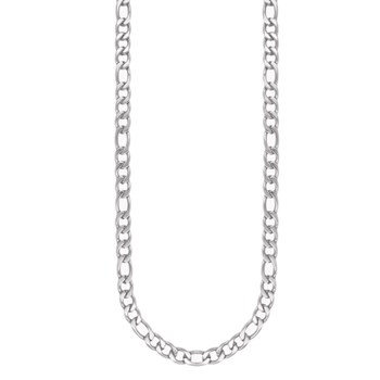 L'ATELIER D'AZUR Collier / Chaîne Or 18 Carats 750/000 Jaune - Maille  Figaro Alternée 1+3 - Homme 50cm pas cher 