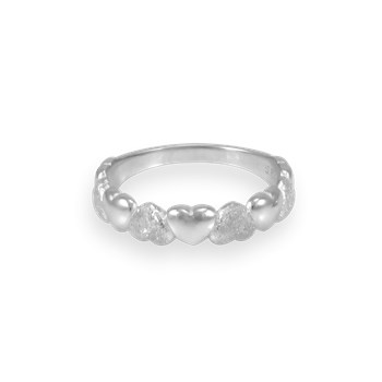 Bague en argent 925 rhodié