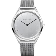 Montre femme Bering ultra slim acier argenté