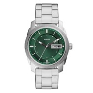 Montre Fossil Machine acier et cadran vert