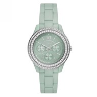 Montre femme Fossil Stella huile de ricin verte