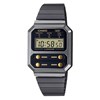 Montre Casio Vintage acier noir - vue V1