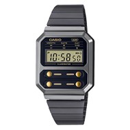 Montre Casio Vintage acier noir