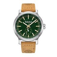 Montre Timberland Discoll cadran vert cuir beige