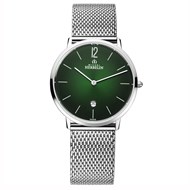 Montre Herbelin City acier mailanais cadran vert