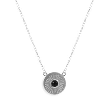 Collier en argent 925 rhodié