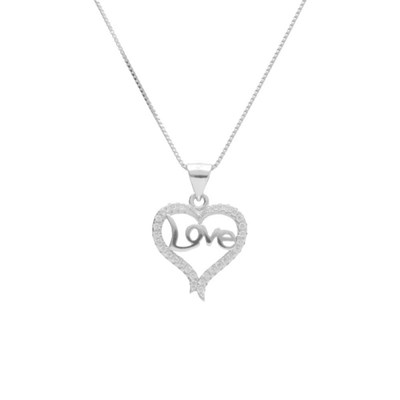 Pendentif Coeur De L'amitié Carador Argent 925/000