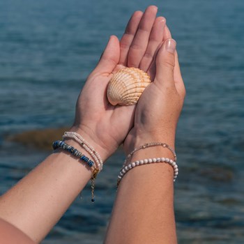 Bracelet Blima en pierres Lapis-lazuli