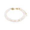 Bracelet Blima en pierres Jade blanc - vue V1
