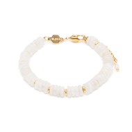 Bracelet Blima en pierres Jade blanc