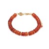 Bracelet Blima en pierres Agate rouge - vue V1