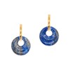 Boucles d'oreilles Blima en pierres Lapis-lazuli - vue V1