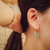 Boucles d'oreilles Blima en pierres Labradorite - vue V3