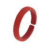 Bracelet Galuchat rouge 10 - vue V1