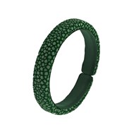 Bracelet Galuchat vert 10