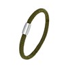 Bracelet Galuchat vert kaki - vue V1