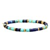 Bracelet Perles Heishi 4mm Lapis Lazuli Et Turquoise - vue V1