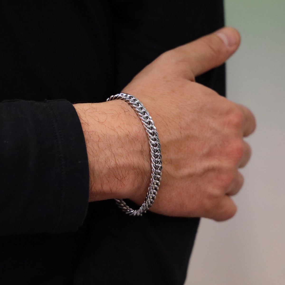 Bracelet Petite Chaine Acier Inoxydable - vue 2