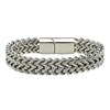 Bracelet Double Chaine Acier Inoxydable - vue V1