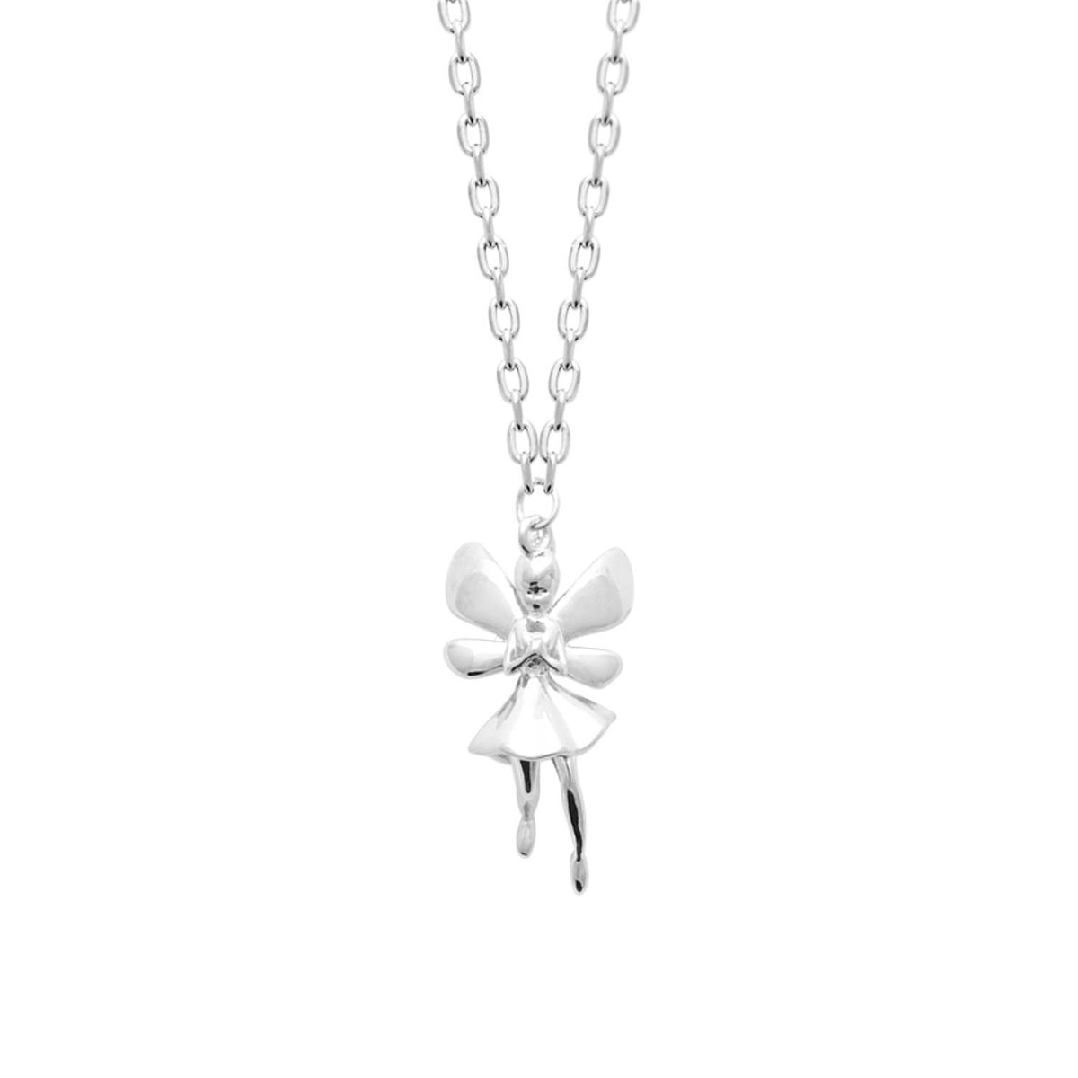 Collier fée Argent 925 Rhodié