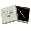 Bracelet suite de 4 coeurs émail coloré Plaqué or 750 3 microns - vue V3