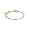 Bracelet Rosefield ' Figaro Chain Bracelet Gold' - JBFCG-J532 - vue V1