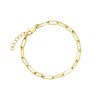 Bracelet Rosefield 'Hammered Chain Bracelet Gold' - JBHCG-J595 - vue V1