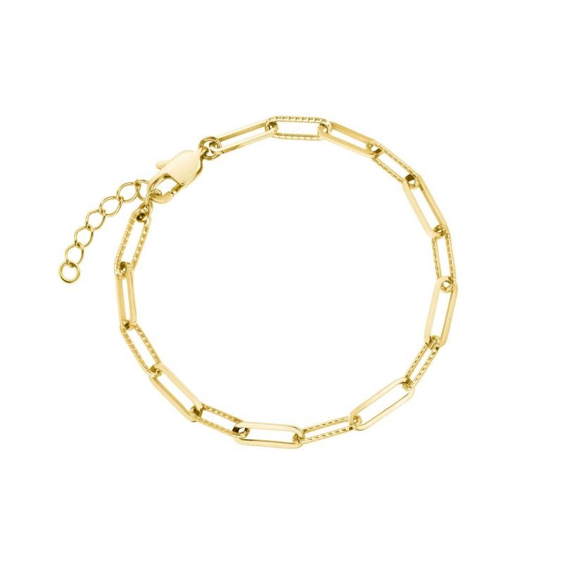 Bracelet Rosefield 'Hammered Chain Bracelet Gold' - JBHCG-J595