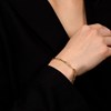 Bracelet Rosefield 'Hammered Chain Bracelet Gold' - JBHCG-J595 - vue V2