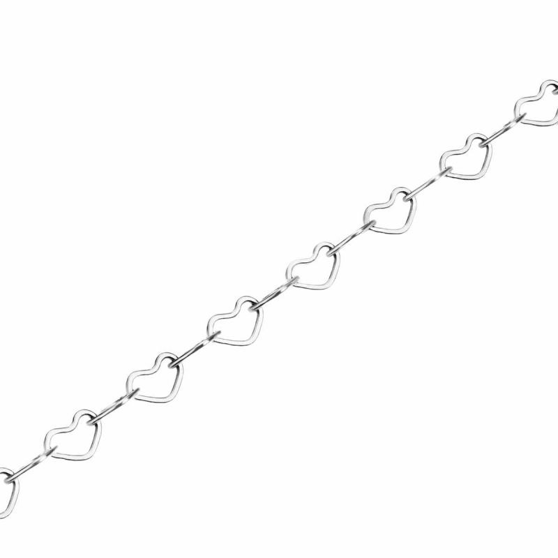 Bracelet chaîne coeur Rosefield Acier - JBHCS-J683 - vue 4