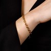 Bracelet Rosefield 'Oval Chainlink Bracelet Gold' - JBOCG-J593 - vue V2