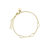 Bracelet Rosefield 'Triple Heart Bracelet Gold' - JBTHG-J537