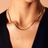 Collier Rosefield 'Snake Necklace Gold ' - JTNFS3G-J379 - vue V2