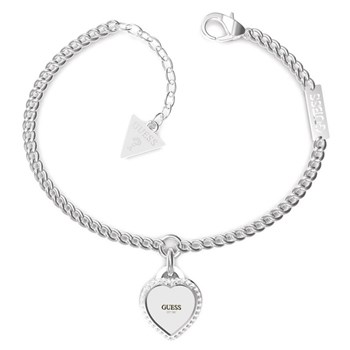 Bracelet Guess 'Fine heart' Acier argenté - JUBB01422JWRHS