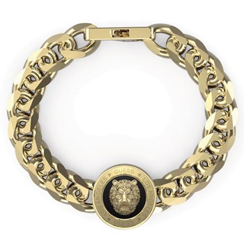 Bracelet Guess 'Lion king' Acier doré - JUMB01314JWYGBK