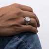 Bague Homme Argent 'Idaïa' - vue V1