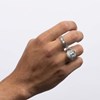 Bague Homme Argent 'Idaïa' - vue V3