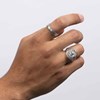 Bague Homme Argent 'Idaïa' - vue V4