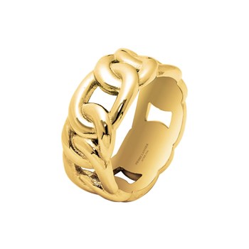 Bague chaîne Pierre Lannier 'Roxane' Acier Doré - BJ09A3203