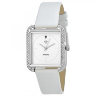 Montre Marwa SC Crystal ornée d'un véritable diamant noir et de 72 Cristaux scintillants