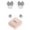 Lot de 2 paires de boucles d'oreilles Disney ornées de Cristaux scintillants - Minnie - vue V2