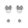 Lot de 2 paires de boucles d'oreilles Disney ornées de Cristaux scintillants - Minnie - vue V3