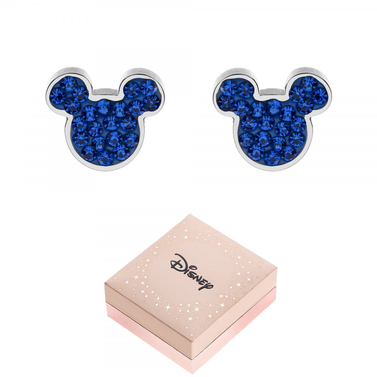 Boucles d'oreilles Disney ornées de Cristaux scintillants - Mickey - vue 2