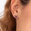 Boucles d'oreilles Disney ornées de Cristaux scintillants - Mickey - vue V2