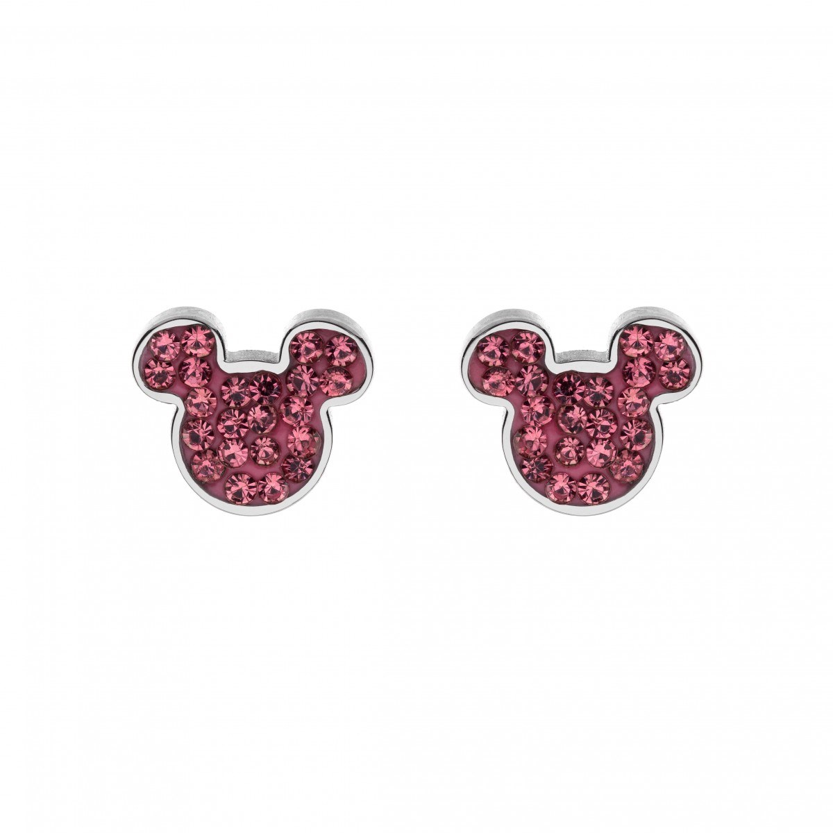 Boucles d'oreilles Disney ornées de Cristaux scintillants - Mickey - vue 3